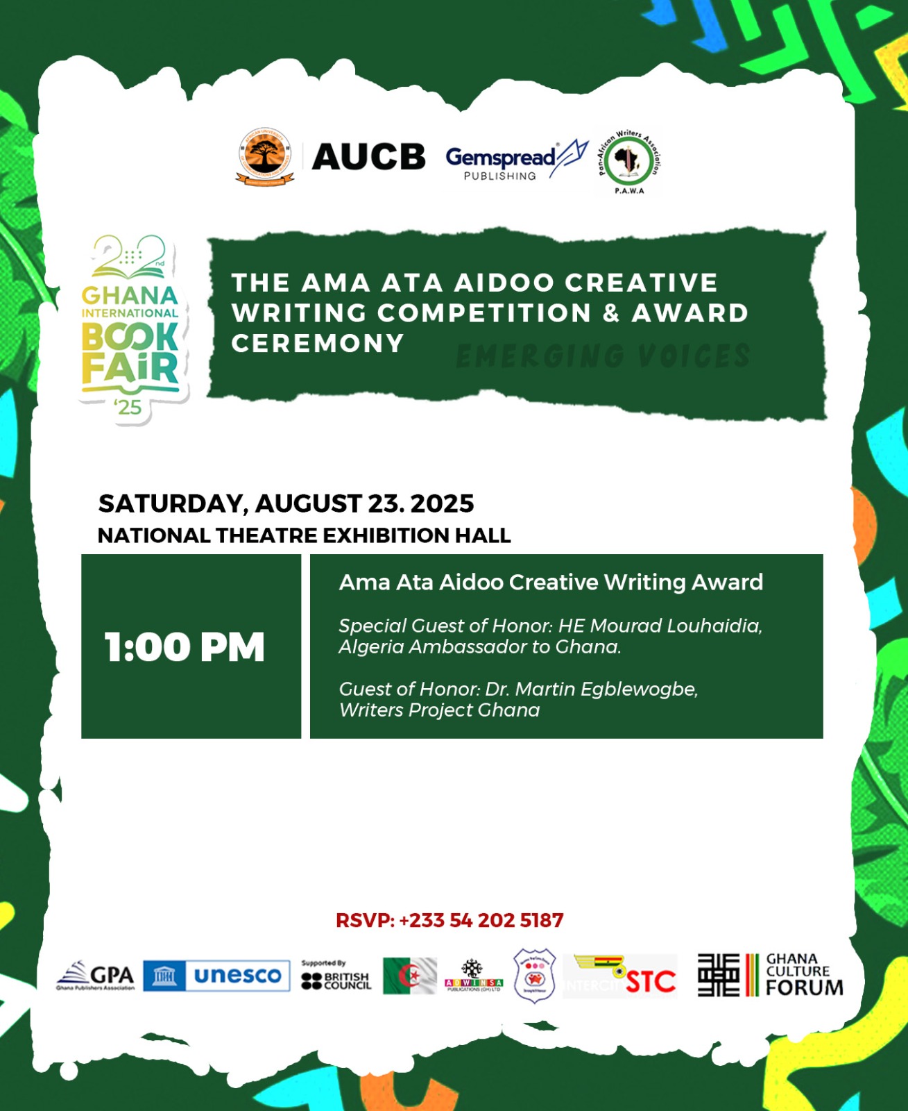 The Ama Ata Aidoo Creative Writing Competition & Award Ceremony